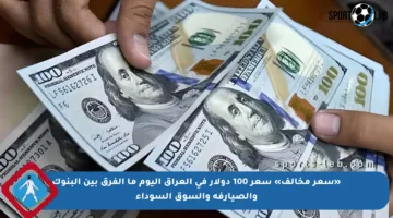 «سعر مخالف» سعر 100 دولار في العراق اليوم ما الفرق بين البنوك والصيارفة والسوق السوداء